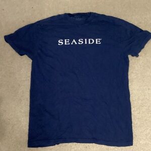 Seaside Navy Blue Women's Short Sleeve Tee